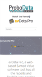 Mobile Screenshot of probodata.com